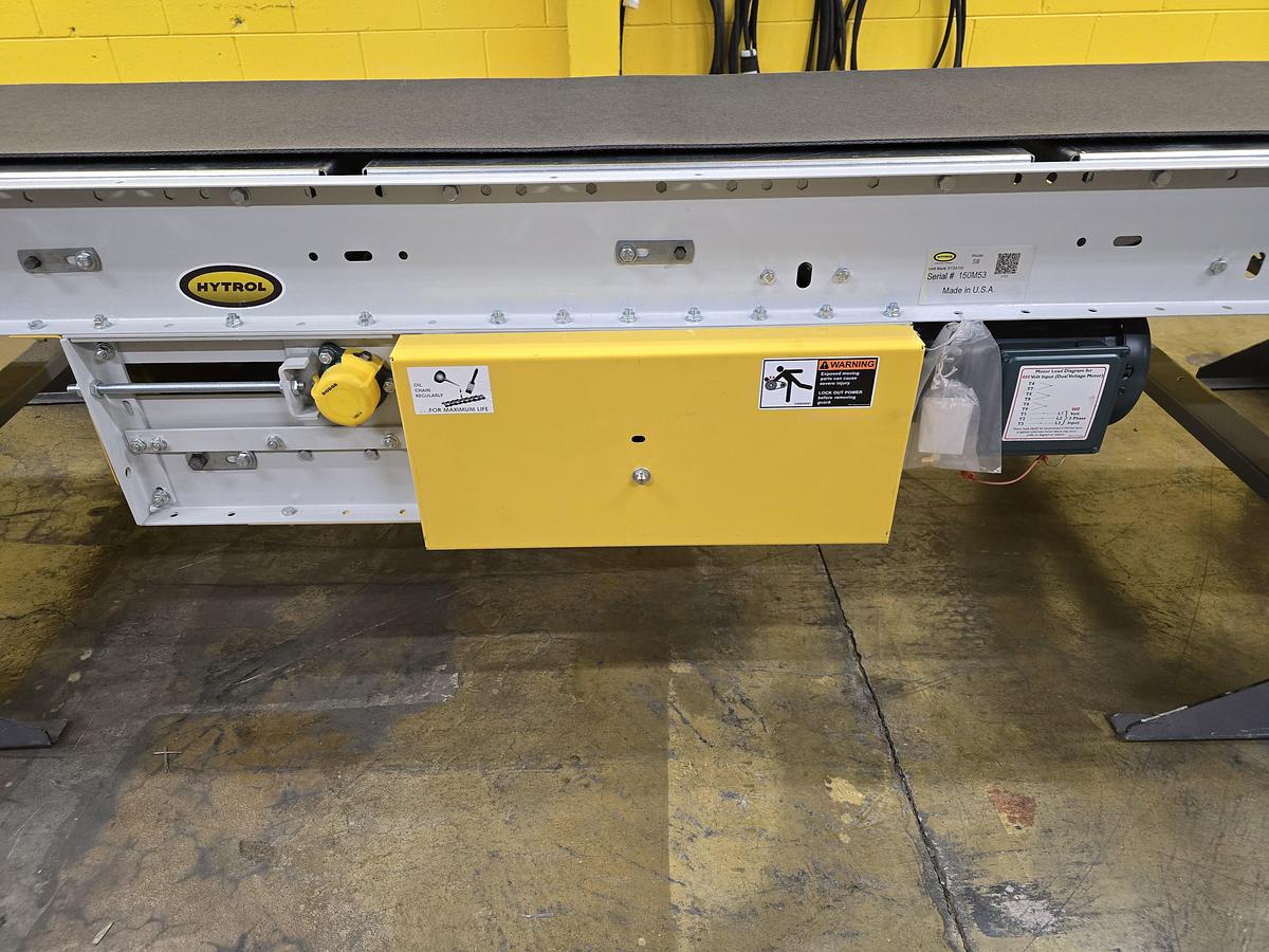 Used Hytrol Slider Bed Belt Conveyor 24" x 55' (#471)