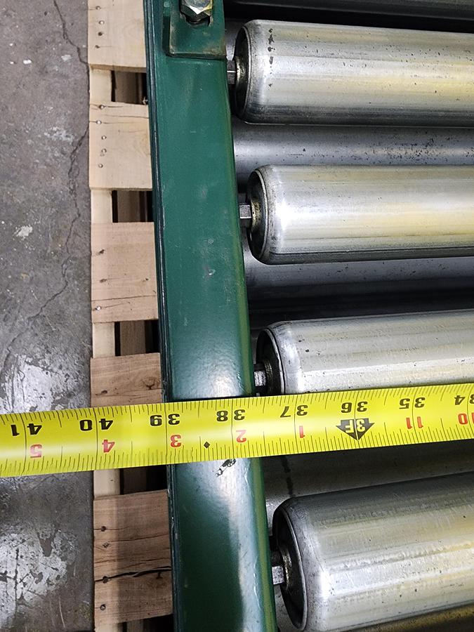 Used 36.5" x 18'9" Gravity Roller Conveyor (#86)