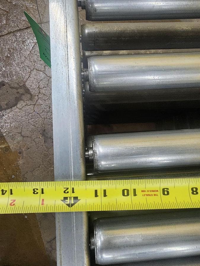 Used 12.5" x 140' Gravity Roller Conveyor (#95)