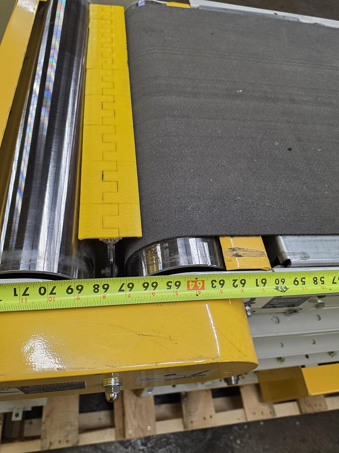 Used Hytrol RBI Roller Bed Incline/Decline Belt Conveyor 30" x 25'3" (#652)
