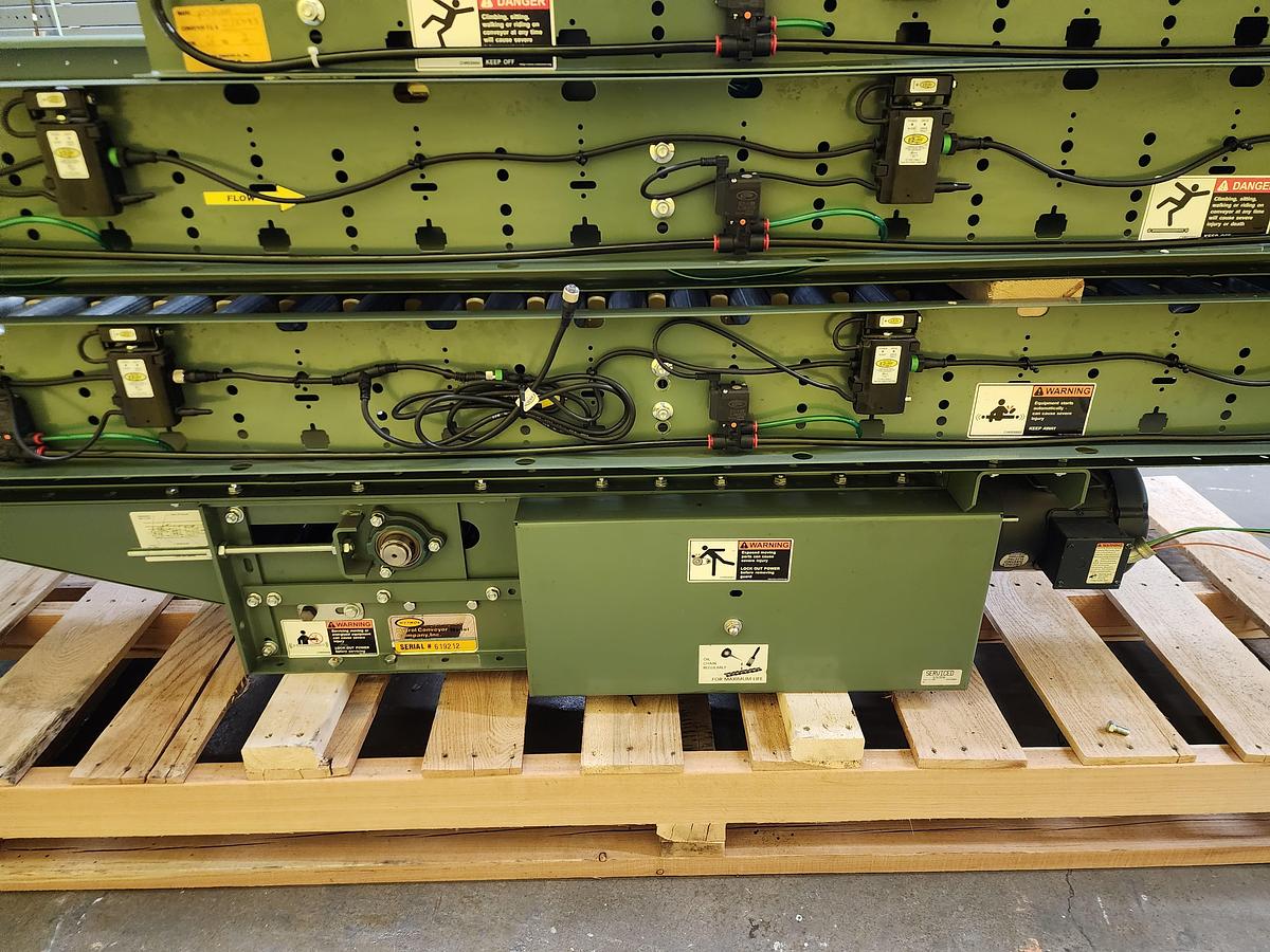 Used Hytrol ABEZ Zero Pressure Accumulation Roller Conveyor 24" x 25' (#186)