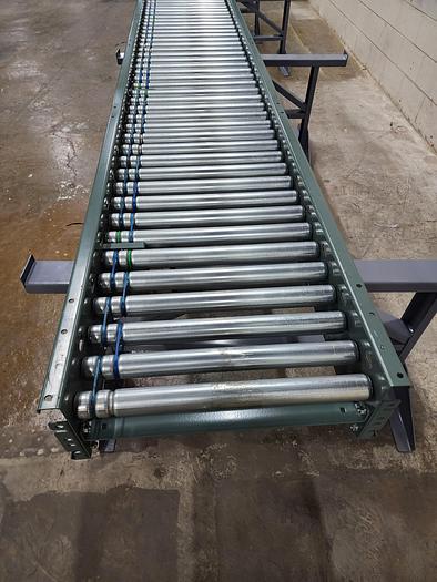 Used Hytrol 190E24 24 volt Live Roller Conveyor 24" x 9'9" (#55)