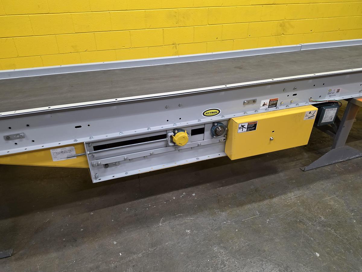 Used Hytrol TH Trash Line Belt Conveyor 34" x 56'5" (#649)