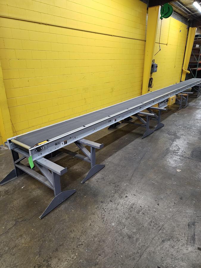 Used Hytrol Slider Bed Belt Conveyor 24" x 66' (#634)