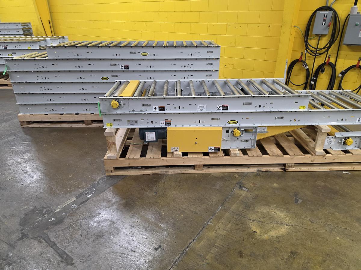 Used Hytrol Roller Bed Belt Conveyor 30" x 76' (#658)