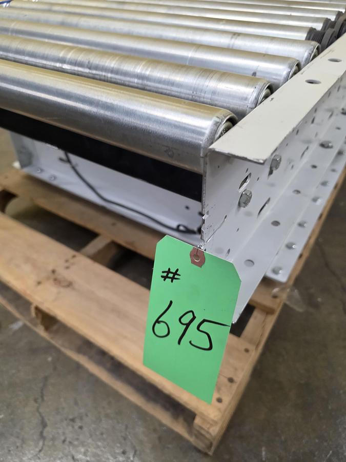 Used Hytrol 190E24EZ 24 volt 90 Degree Pop Up Divert Transfer Conveyor (#695)