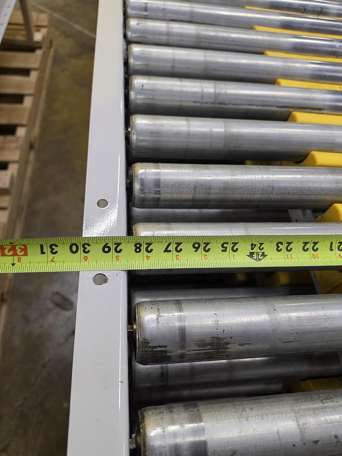 Used Hytrol ABLR Live Roller Conveyor 30" x 88' (#675)