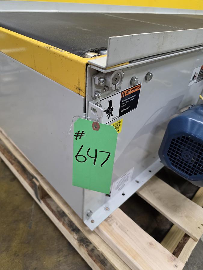 Used 2021 Hytrol 3 Stage GAPPER Slider Bed Belt Conveyor 30" x 12' (#647)