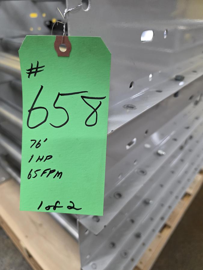 Used Hytrol Roller Bed Belt Conveyor 30" x 76' (#658)
