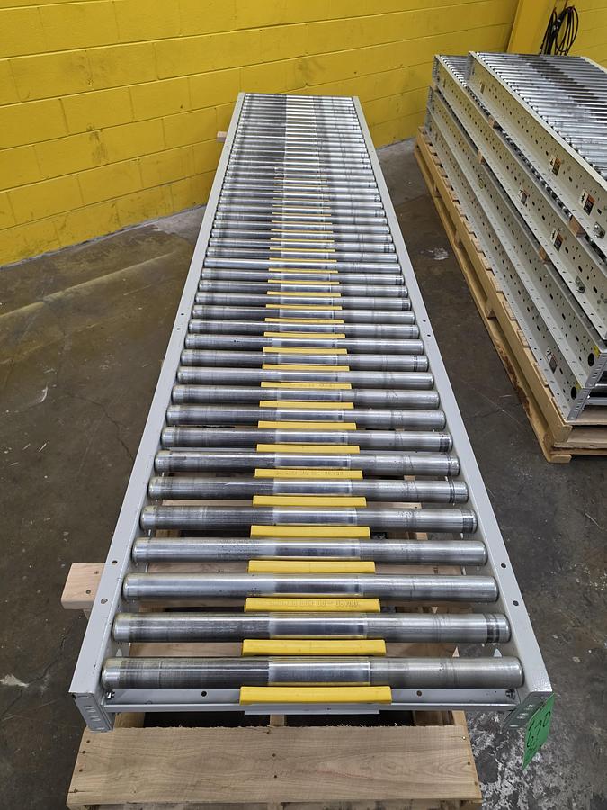 Used Hytrol ABLR Live Roller Conveyor 30" x 56'6" (#670)