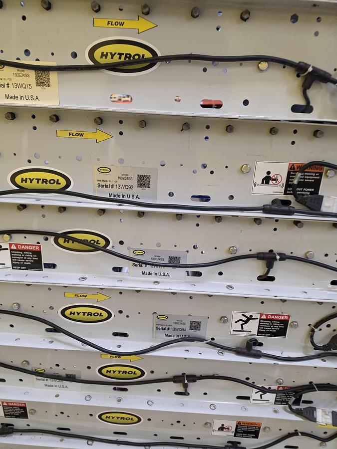 Used 2020 Hytrol PROSORT MRT 30" X 100' Narrow Belt Sortation Conveyor with 8 Diverts & Spurs (#661)