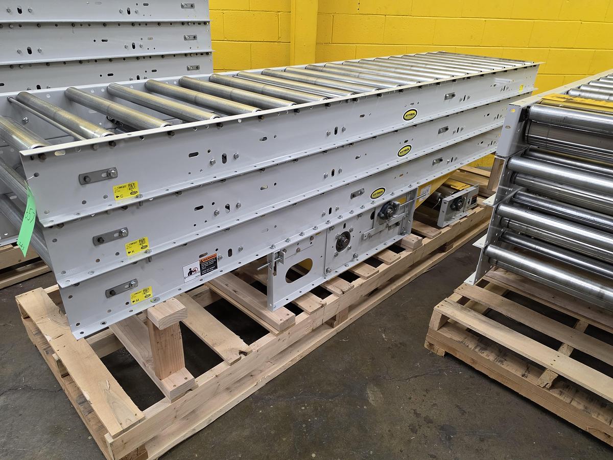Used Hytrol Roller Bed Belt Conveyor 30" x 135' (#657)
