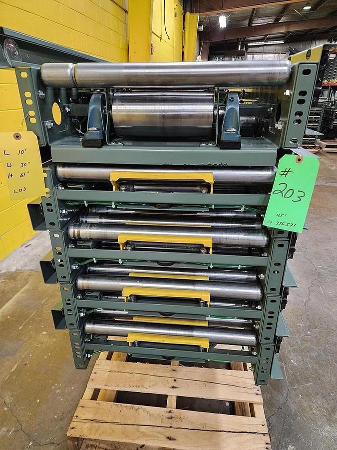 Used Hytrol ABEZ Zero Pressure Accumulation Roller Conveyor 24" x 45' (#203)