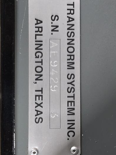 Used Transnorm 90 Degree Belted Curve Conveyor TS1500/140 V2 27" Belt, 97" IR (#392)