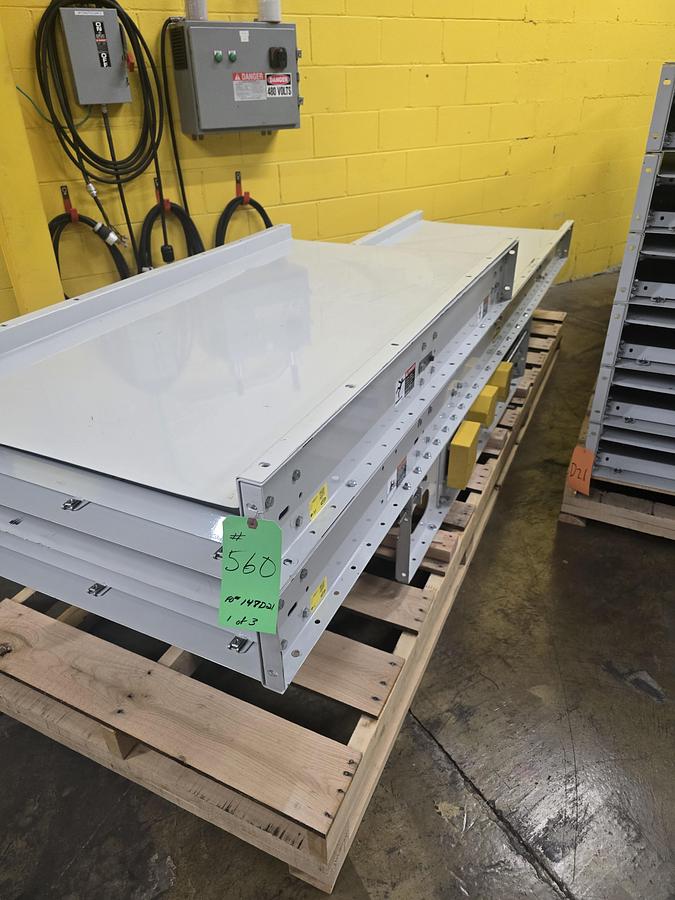 Used 2022 Hytrol TH Trash Line Belt Conveyor 34" x 125' (#560)