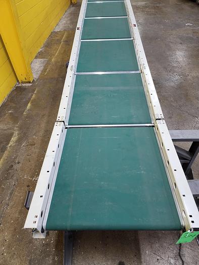 Used 2023 Intelligrated 28"bf x 40' MDR Belted Zero Pressure Incline/Decline Conveyor (#334) 2 Avail.