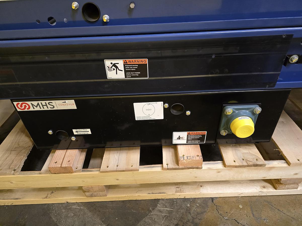 Used MHS 37.5" x 36' Roller Bed Conveyor (#547)