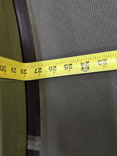 Used Transnorm 90 Degree Belted Curve Conveyor TS1500/140 V2 27" Belt, 36" IR (#397)