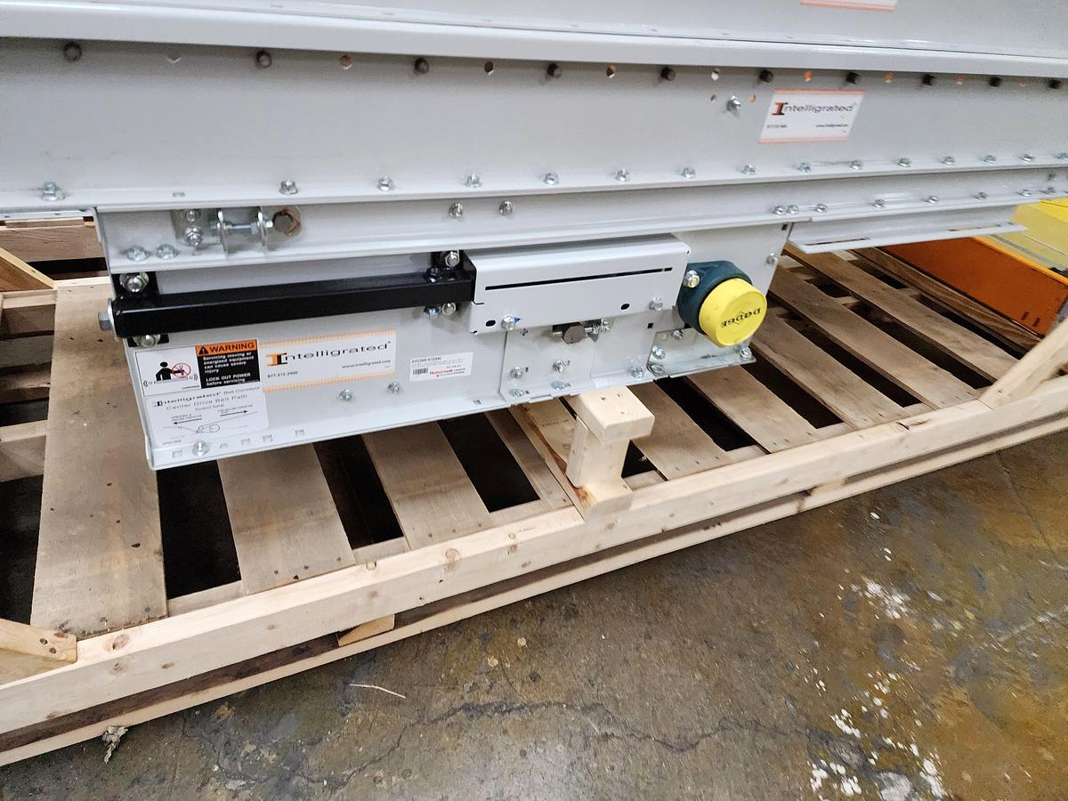 Used Intelligrated Roller Bed Belt Conveyor 28" x 192'10" (#342)