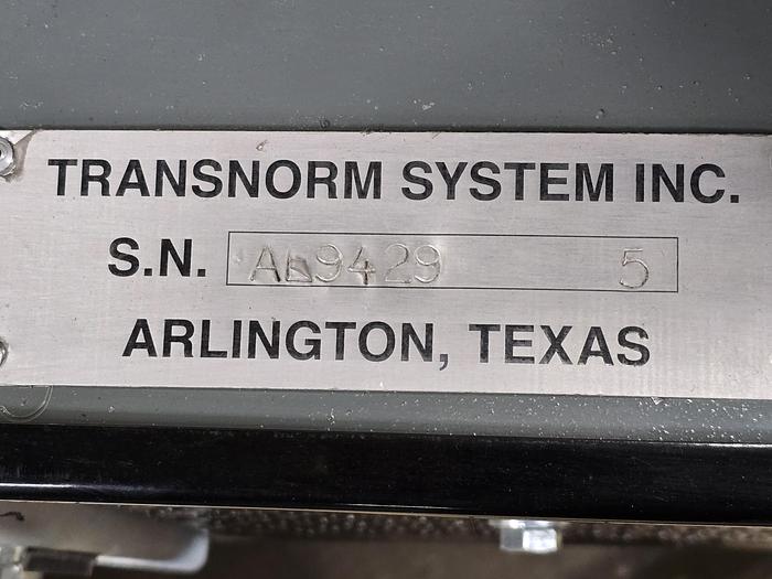 Used Transnorm 90 Degree Belted Curve Conveyor TS1500/140 V2 27" Belt, 97" IR (#391)