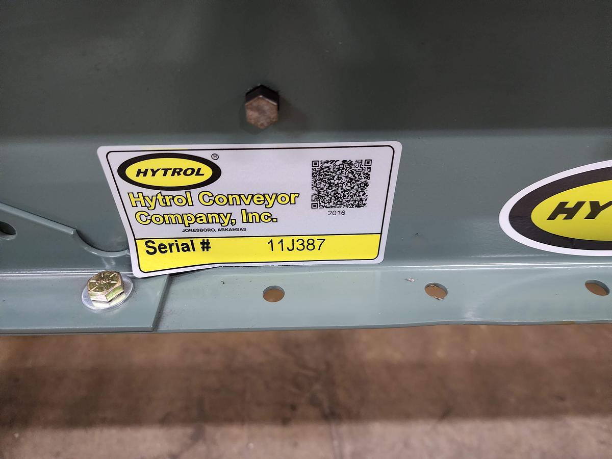 Used Hytrol 70 Degree Live Roller Curve Conveyor 30" (#33)