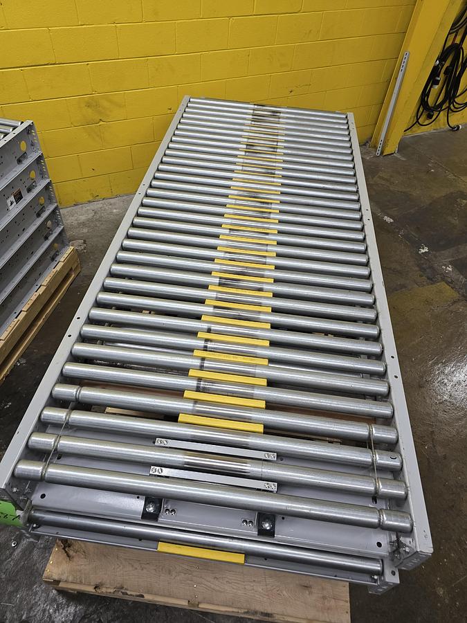 Used Hytrol ABLR Live Roller Conveyor 42" x 123' (#587)