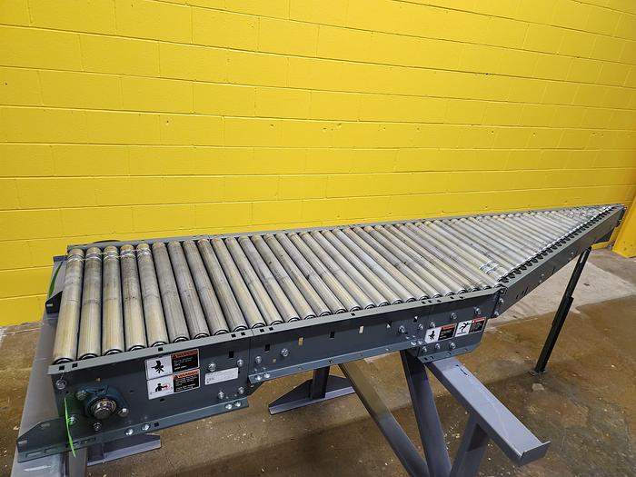 Used Intelligrated 24.5" Left Hand Powered Live Roller Spur (#36)