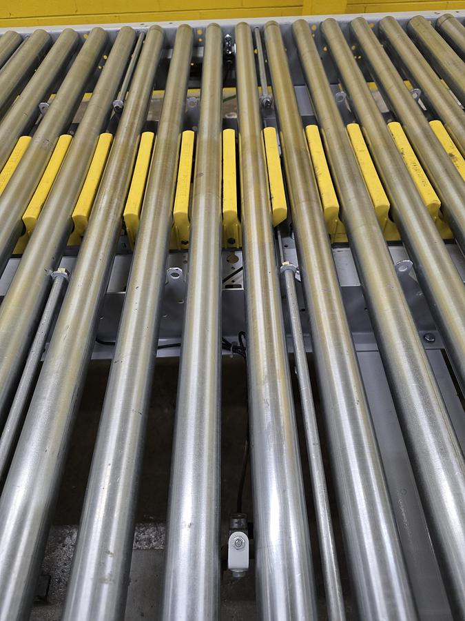 Used Hytrol ABEZ Zero Pressure Accumulation Roller Conveyor 54" x 99' (#597)