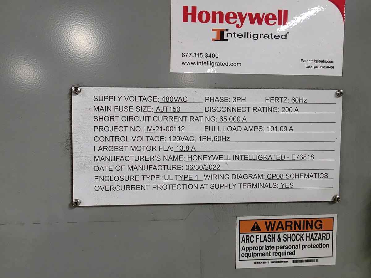 Used Hoffman Enclosures Inc. 300 AMP 2 Door Electrical Panel (#717)