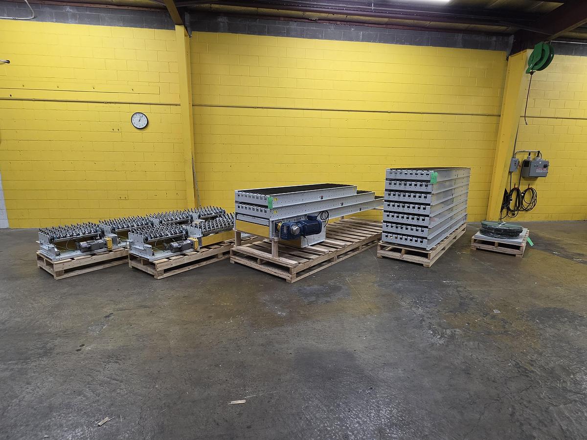 Used 2020 Hytrol PROSORT MRT 30" X 100' Narrow Belt Sortation Conveyor with 8 Diverts & Spurs (#661)