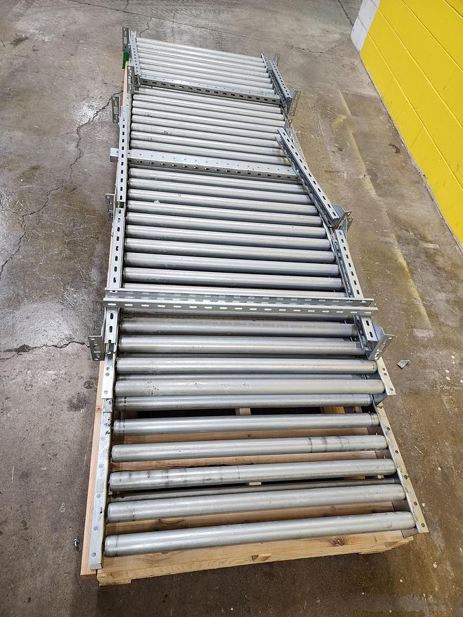 Used 36.5" x 18'9" Gravity Roller Conveyor Centers (#87)