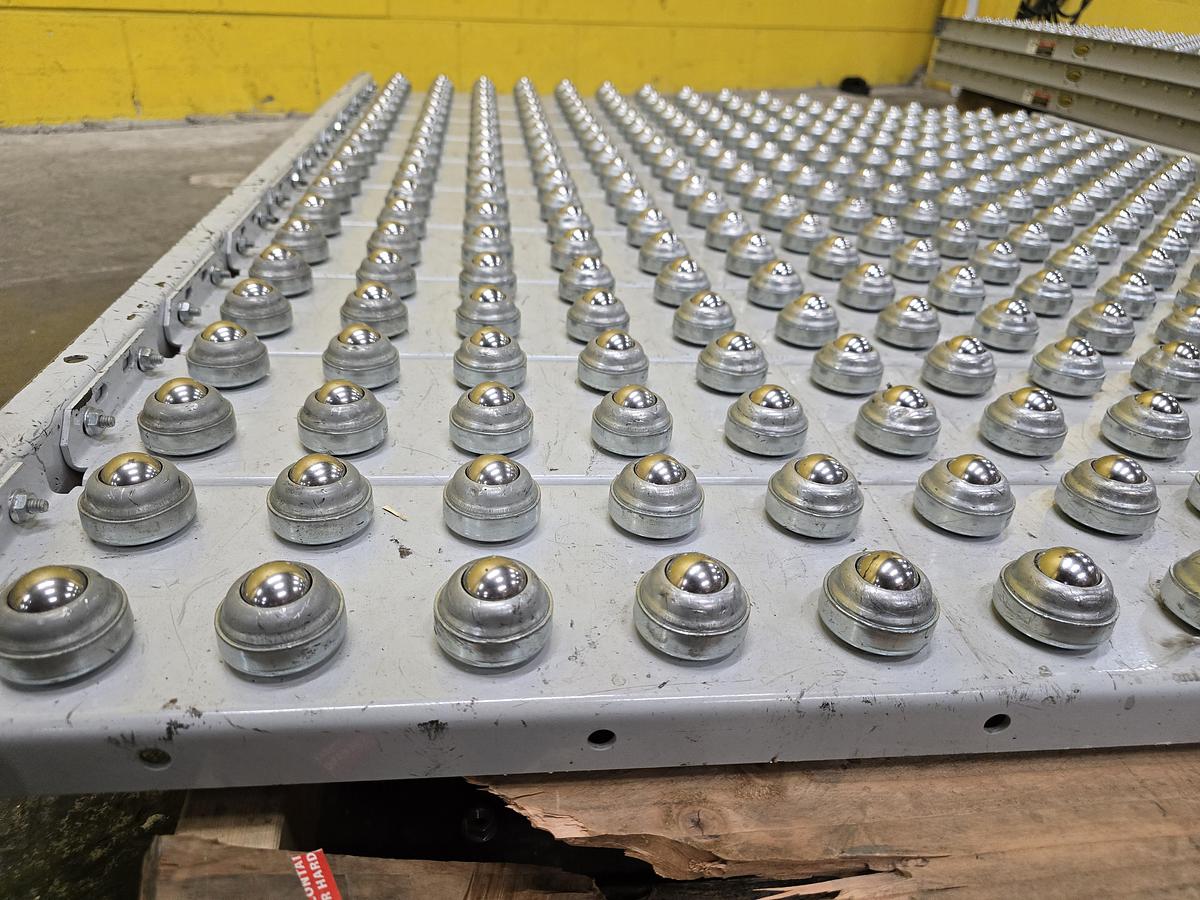 Used Hytrol Roller Ball Transfer Table Conveyor 54" x 60" (#573)
