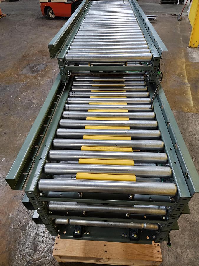 Used Hytrol ABEZ Zero Pressure Accumulation Roller Conveyor 24" x 37'6" (#190)