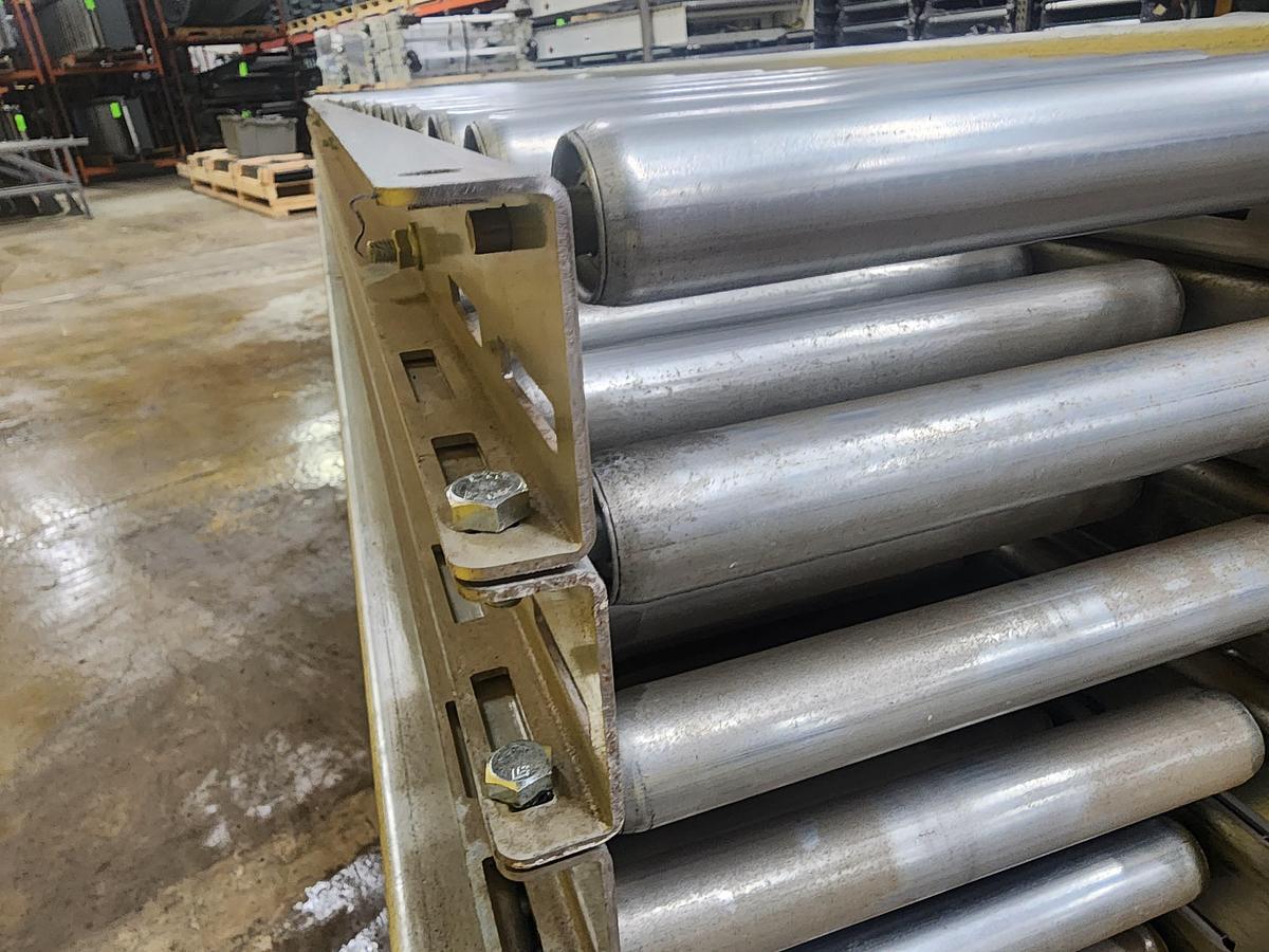 Used 12.5" x 140' Gravity Roller Conveyor (#95)