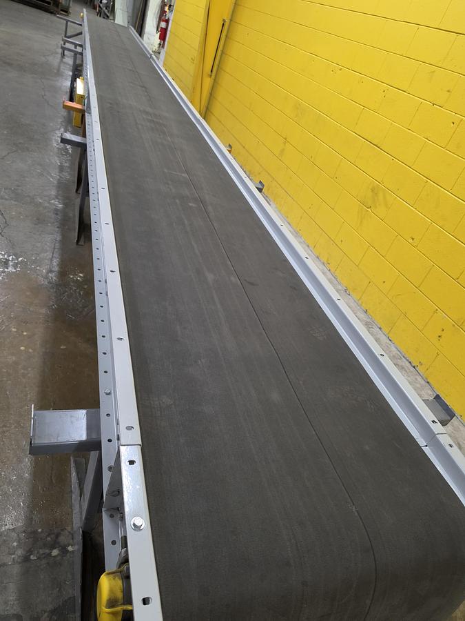 Used Hytrol TH Trash Line Belt Conveyor 34" x 56'5" (#649)