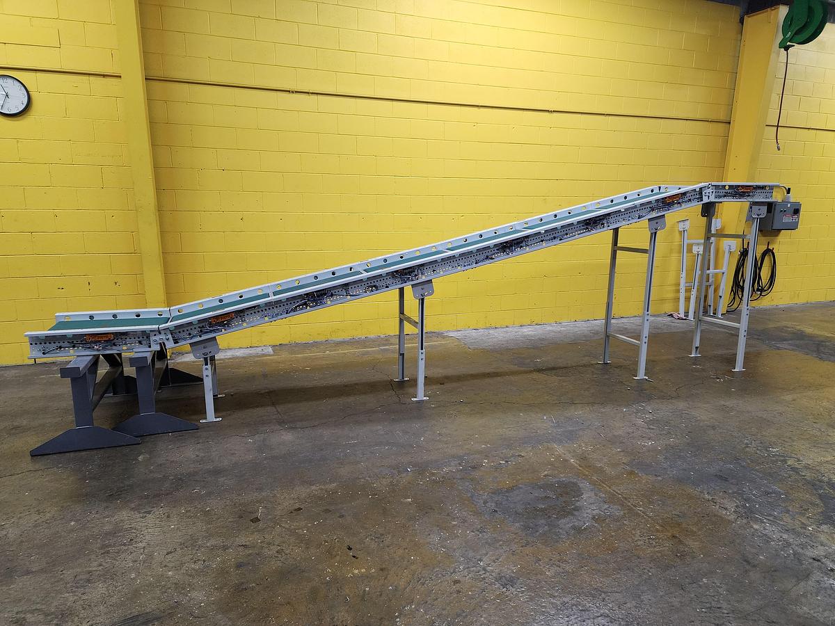 Used 2023 Intelligrated 22"bf x 20' MDR Belted Zero Pressure Incline/Decline Conveyor (#314) 5 Avail.