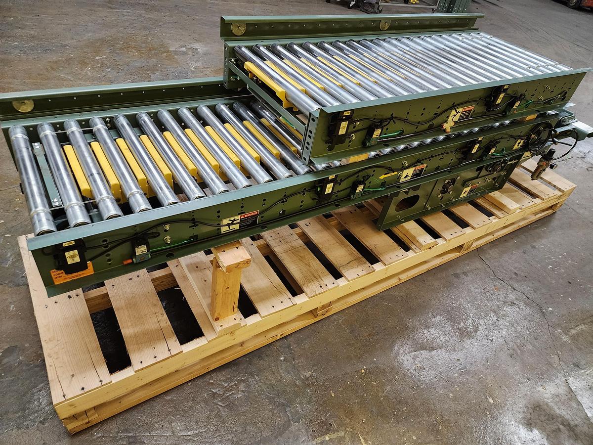 Used Hytrol ABEZ Zero Pressure Accumulation Roller Conveyor 24" x 12'6" (#196)