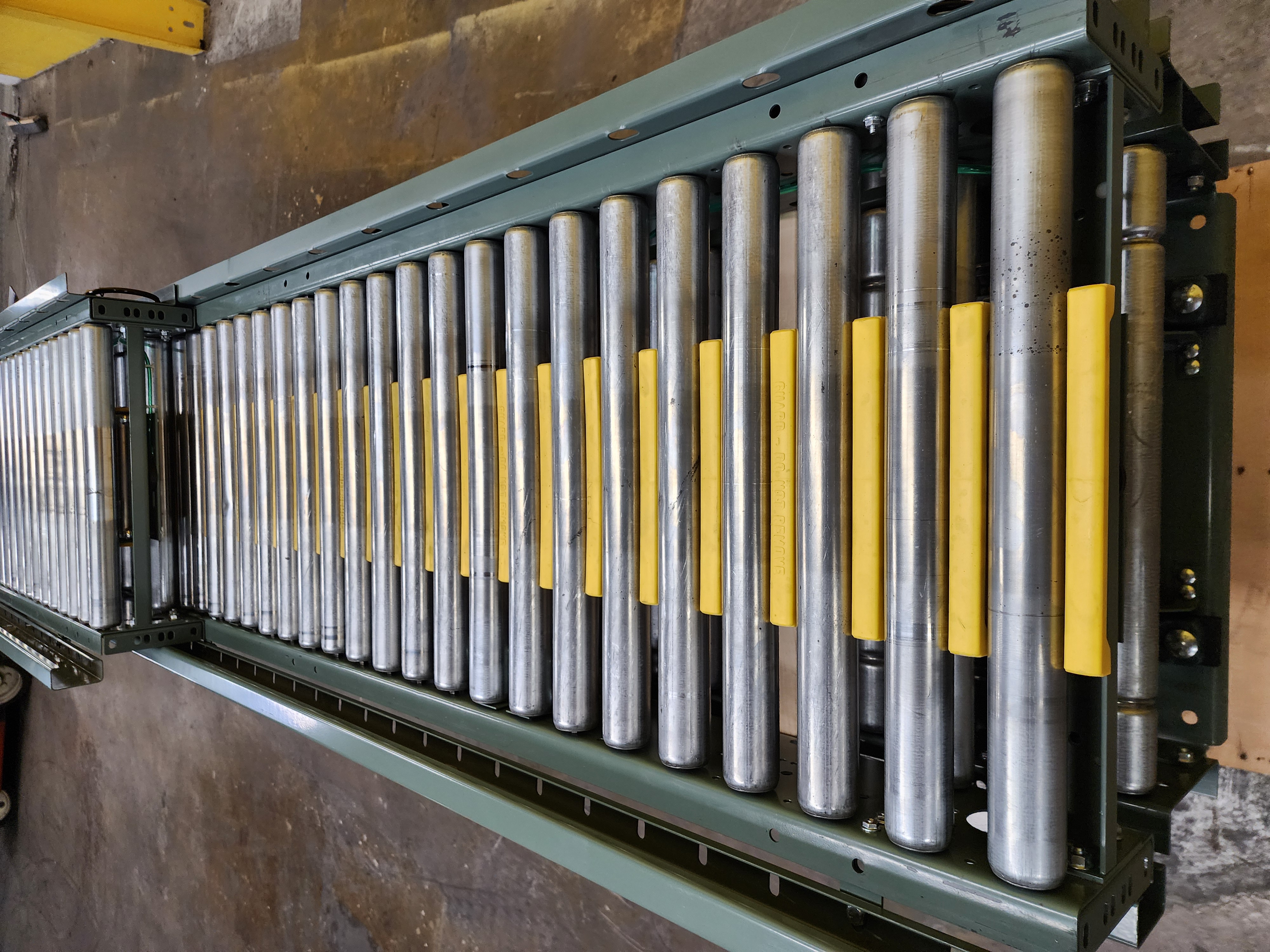 Used Hytrol ABEZ Zero Pressure Accumulation Roller Conveyor 24" x 25' (#186)