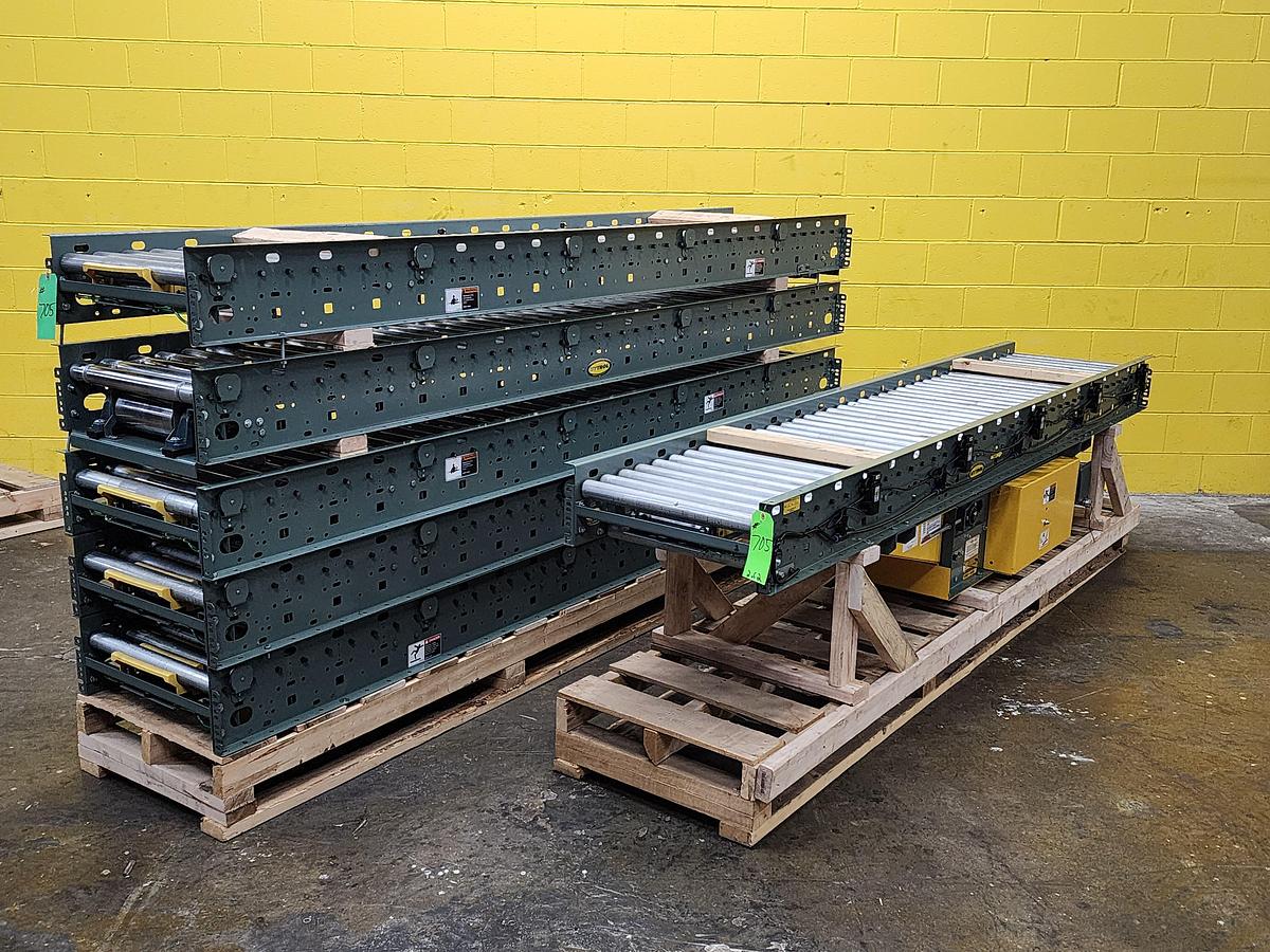 Used Hytrol ABEZ Zero Pressure Accumulation Roller Conveyor 24" x 60' (#705)