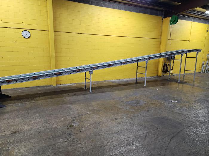 Used 2023 Intelligrated 28"bf x 40' MDR Belted Zero Pressure Incline/Decline Conveyor (#334) 2 Avail.