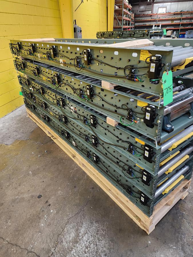Used Hytrol ABEZ Zero Pressure Accumulation Roller Conveyor 24" x 60' (#705)