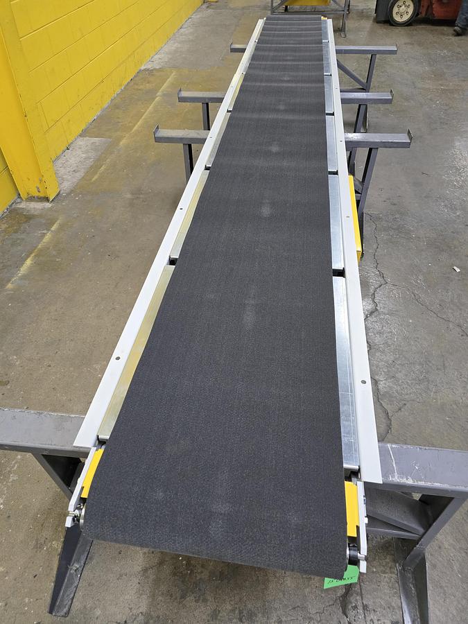 Used Hytrol Slider Bed Belt Conveyor 24" x 14' (#473)