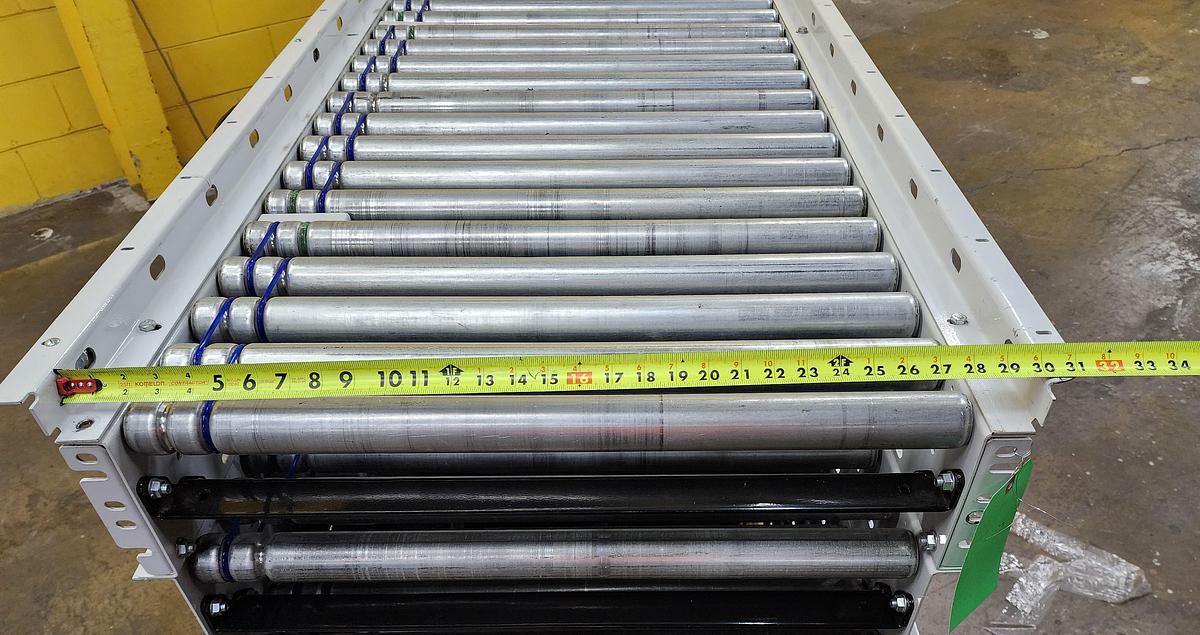 Used Hytrol 190E24EZ E24 Zero Pressure Roller Conveyor 30" x 40' (#676)