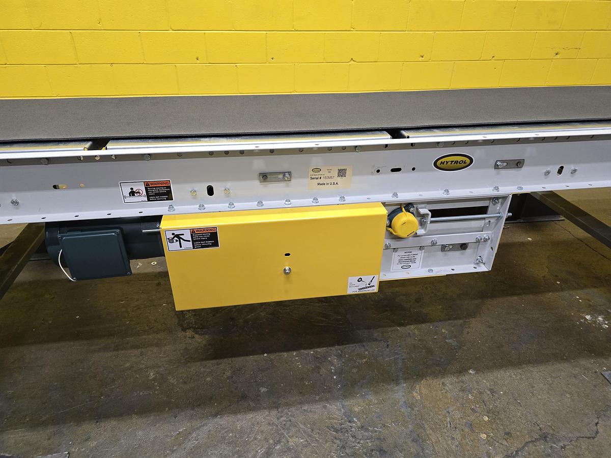 Used Hytrol Slider Bed Belt Conveyor 24" x 37' (#472)