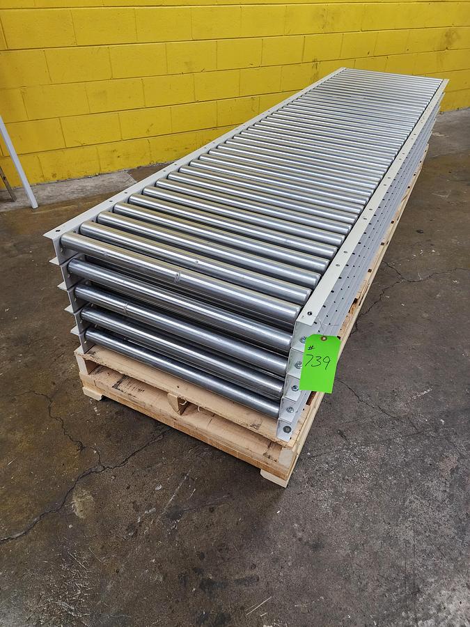 Used Lewco Gravity Conveyor 24.5" x 96' (#739)