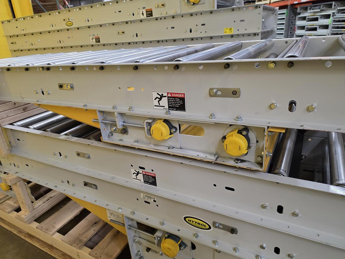 Used Hytrol Roller Bed Belt Conveyor 30" x 79' (#655)