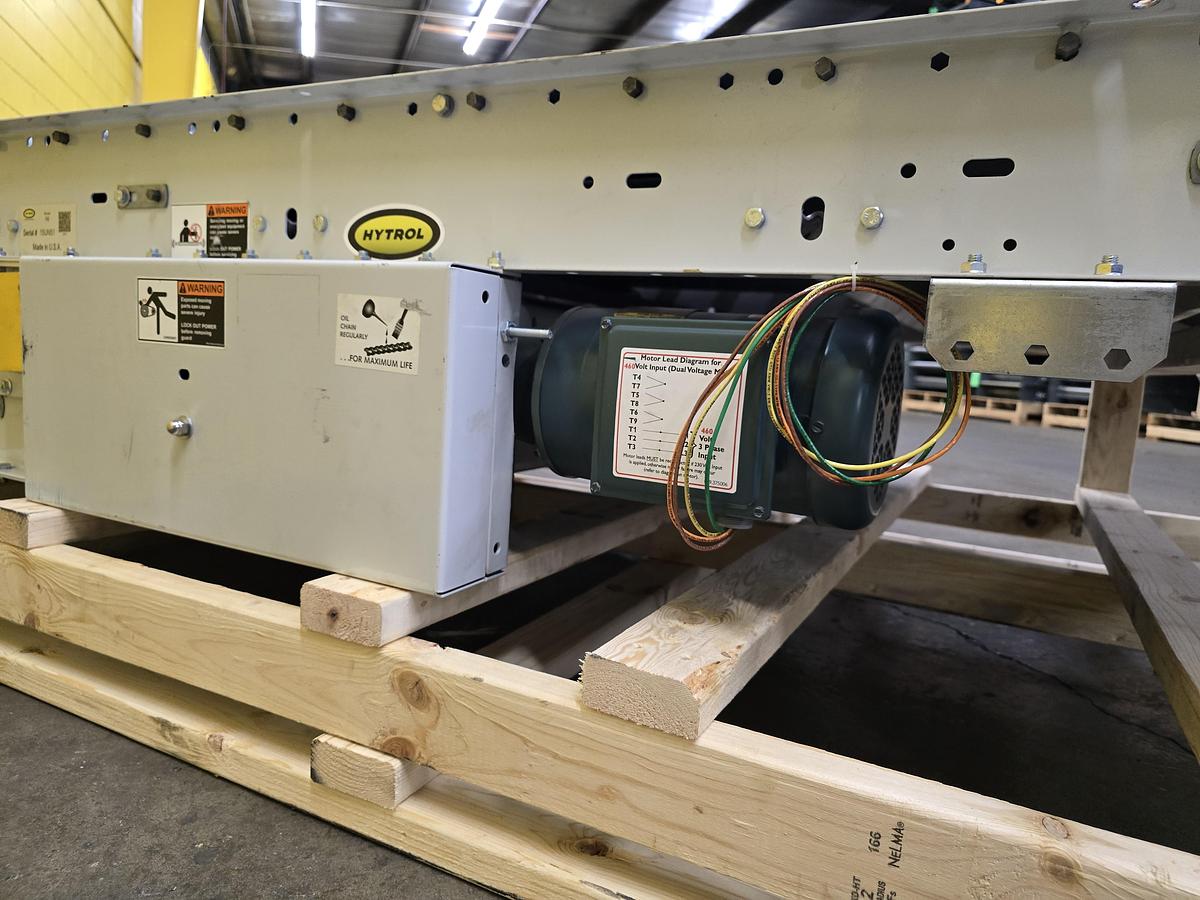 Used Hytrol Slider Bed Belt Conveyor 54" x 10' (#605)