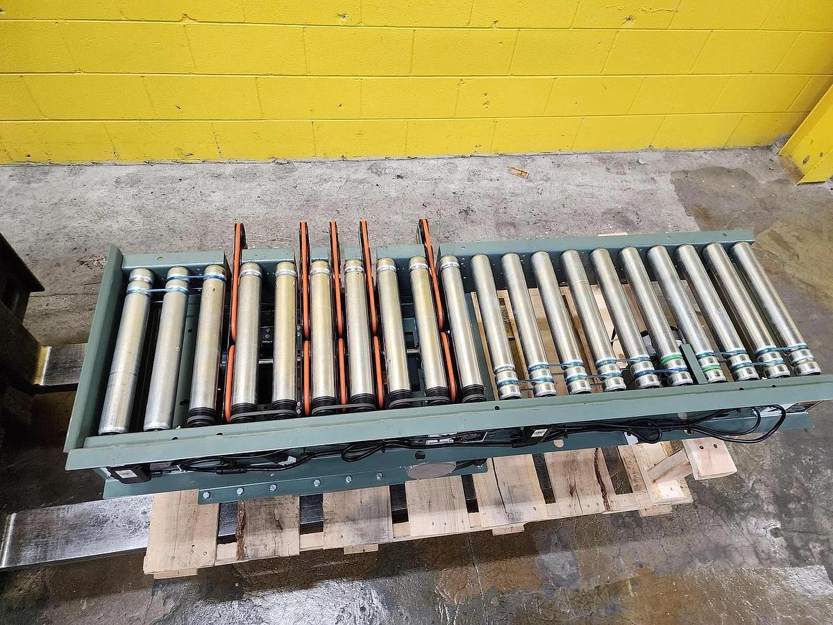 Used Hytrol 190E24EZ 24 volt 90 Degree Pop Up Divert Transfer Conveyor (#226)