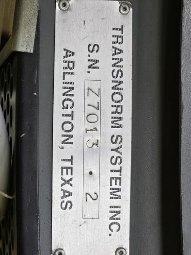 Used Transnorm 90 Degree Belted Curve Conveyor TS1500/140 V2 27" Belt, 36" IR (#395)