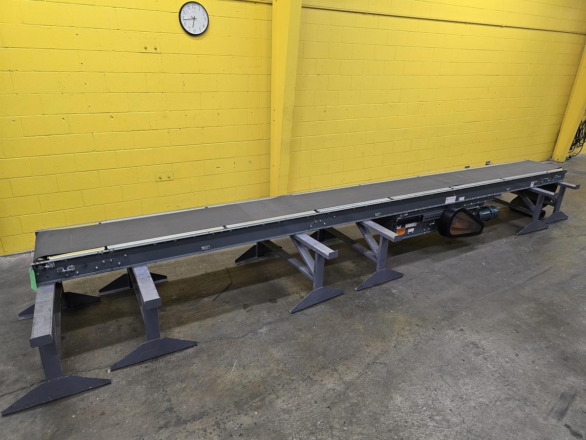 Used Intelligrated Slider Bed Belt Conveyor 24.5" x 21' (#476)